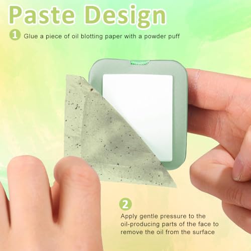 MAYCREATE® 300PCS Face Oil Blotting Paper for Oily Face, Natural Oil Absorbing Sheets for Face, Portable Bamboo Carbon Linen Face Wipes for Oily Skin, Built-in Mirror & Powder Puff Pad MAYCREATE® 300PCS Face Oil Blotting Paper for Oily Face, Natural Oil Absorbing Sheets for Face, Portable Bamboo Carbon Linen Face Wipes for Oily Skin, Built-in Mirror & Powder Puff Pad